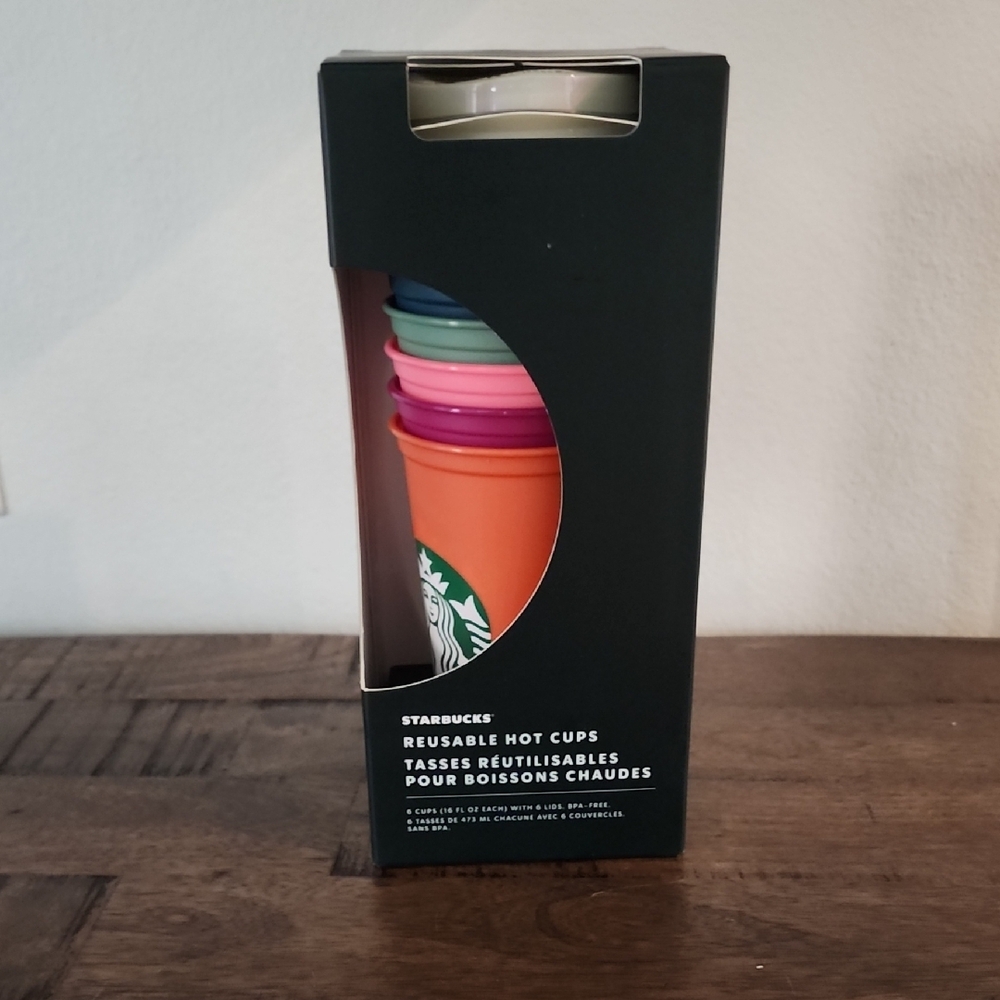 Starbucks Multicolor Reusable Cup Collection 16 fl Oz Each - Picture 3 of 4
